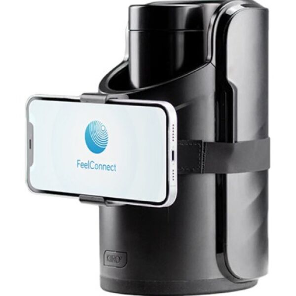 Handyhalterung Kiiroo Keon 1 Phone Holder in Schwarz, mit Klettband