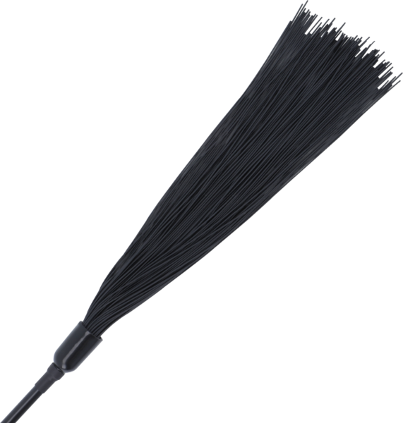 Reitgerte Darkness mit Spitze an einem Ende und Peitsche am anderen