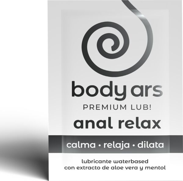 Box mit 20 Sachets des Analgleitgels Body Ars Anal Relax