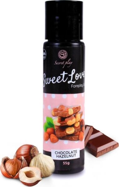 Essbares Gleitgel Secret Play Sweet Love in der 60-ml-Flasche