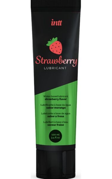 Gleitgel auf Wasserbasis von INTT, 100 ml, in den Sorten Zuckerwatte und Erdbeere
