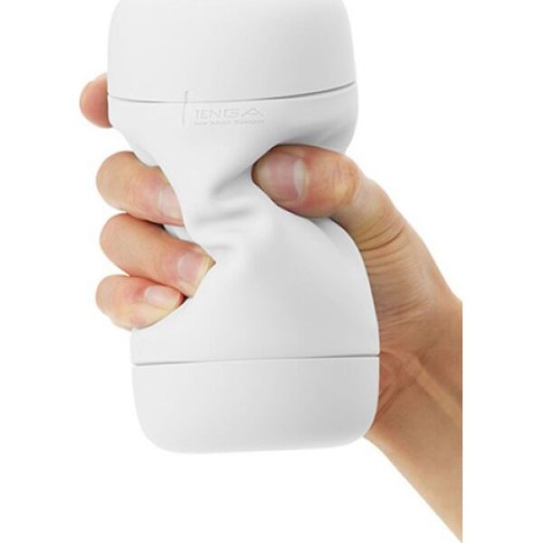 Masturbator Tenga Puffy Sugar White in Weiß mit weicher Hülle