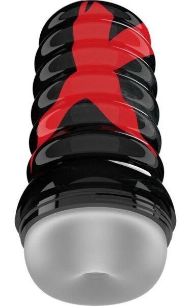 Masturbator PDX Elite Air-Tight mit geriffeltem Außengehäuse