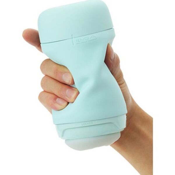 Masturbator Tenga Puffy Mint Green in Türkis mit weicher Hülle