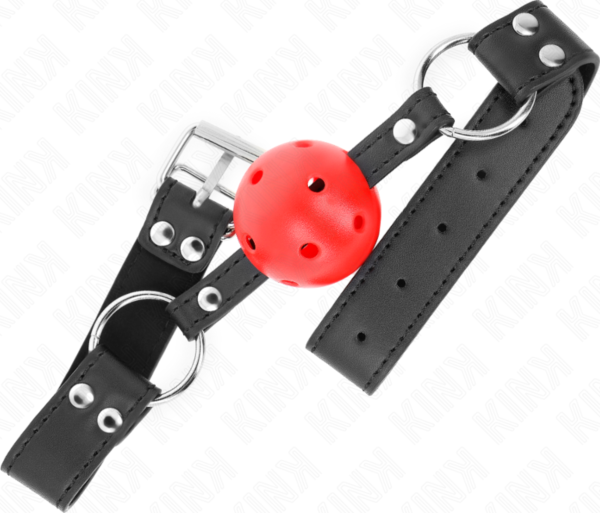 Ballknebel Kink Doble Remache mit Leder