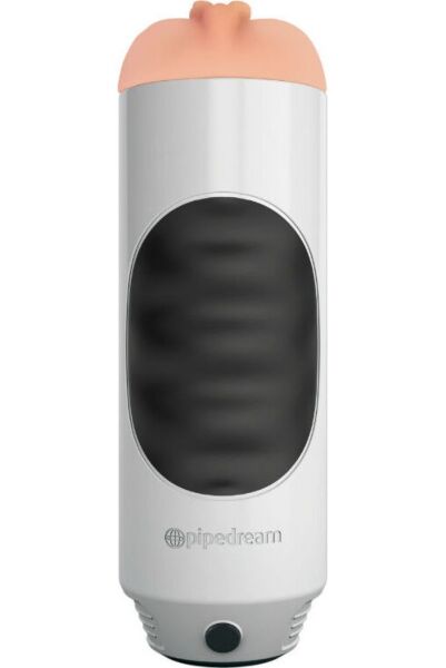 Masturbator mit Vibration Extreme Toyz Mega Grip von Pipedream in Weiß