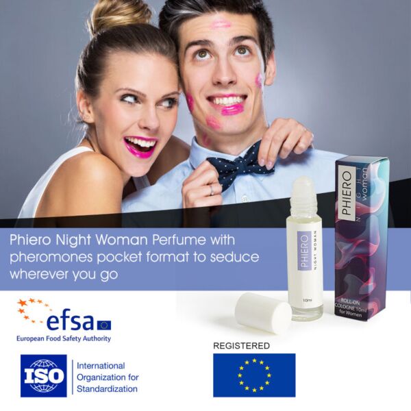 Pheromon-Parfum Phiero Night Woman von 500Cosmetics als Roll-on mit 10 ml