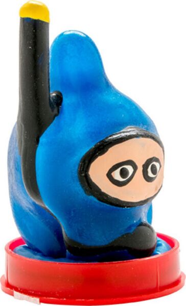 Scherzkondom Condomerie Diver, handbemalt