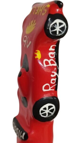 Handbemaltes dekoratives Kondom Condomerie F1 Ferrari XL