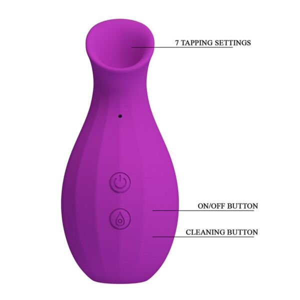 Klitoris-Sauger Pretty Love Magic Bottle, lila und in Flaschenform