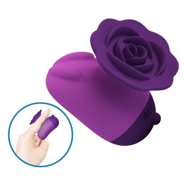 Klitoris-Vibrator Pretty Love Rabbit mit 7 Modi, in Lila und mit blumenförmigem Kopf