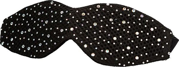 Schwarze Augenmaske CalExotics Radiance Blackout mit Strass