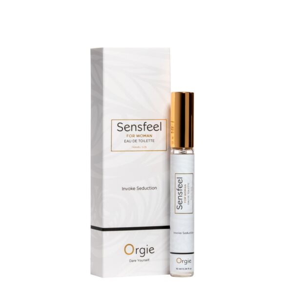 Glasflakon mit Zerstäuber von Orgie Sensfeel For Woman 10 ml