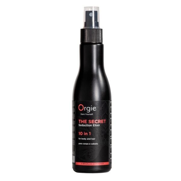 Sprühflasche der Pheromon-Lotion für Körper und Haar Orgie The Secret Seduction Elixir 10 in 1