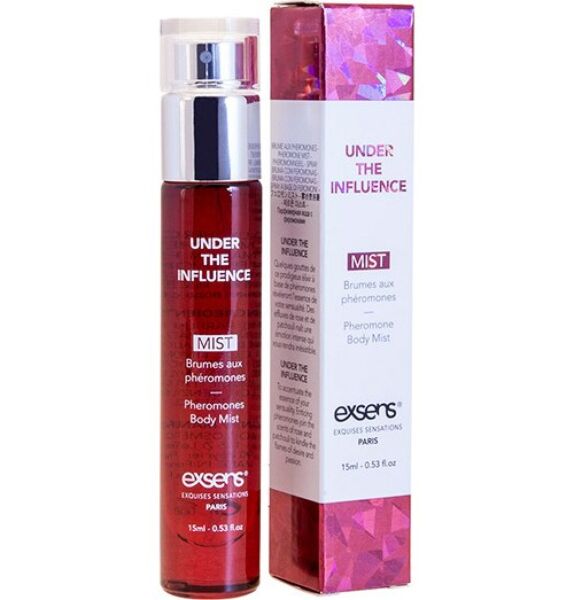 Pheromon-Parfum Exsens Under the Influence mit 15 ml Inhalt und Sprühkopf