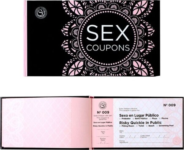 Sex-Gutscheine Secret Play Sex Coupons mit 50 Gutscheinen
