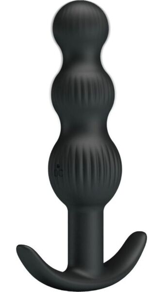 Anal-Vibrator Pretty Love BI-040173 aus Silikon, mit länglichen Perlen in wachsender Größe und Basis