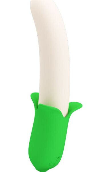 Vibrator Pretty Love Banana Knight aus Silikon in Hellgrün