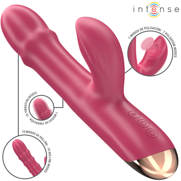 Intense Chloe 3-in-1-Vibrator aus Silikon