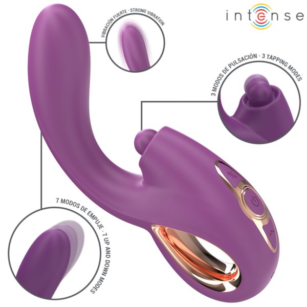 G-Punkt-Vibrator Intense Lali mit Stoß und Vibration
