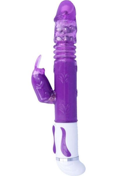 Rabbit-Vibrator Intense Estuard mit rotierendem Schaft und Klitorisreizer