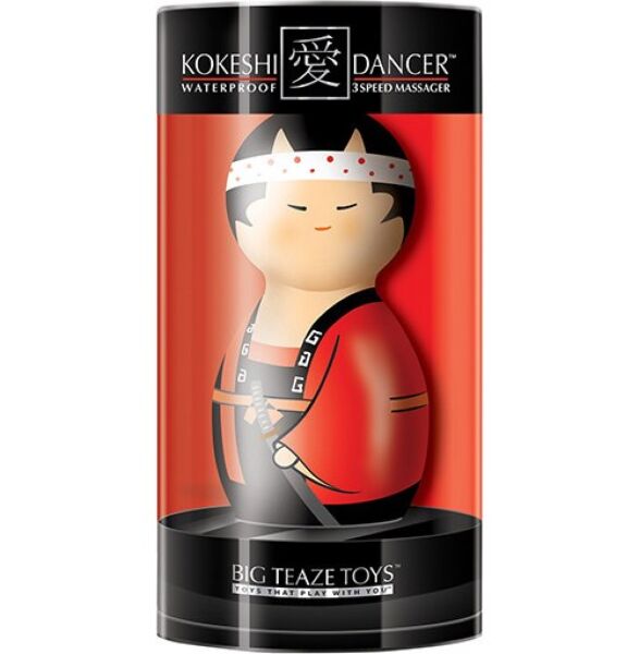 Vibrator Big Teaze Toys B3 Kokeshi Chico für Massagen in Form einer Kokeshi-Puppe