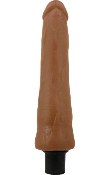 Realistischer Vibrator Pretty Love Alfredo mit ausgeprägten Adern und Drehrad am Fuß