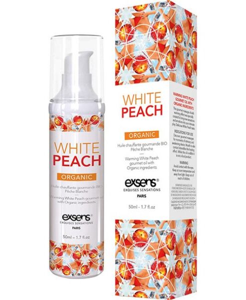 50 ml Flasche Exsens White Peach Oral Pleasure Massageöl