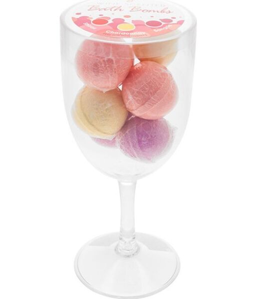 Badebomben Kheper Games Wine Glass in ihrem Weinglas