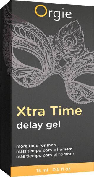 Airless-Spender mit 15 ml des Verzögerungsgels Orgie Xtra Time Delay Gel
