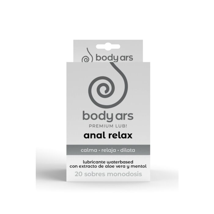 Caja Colgante 20u. sobres monodosis Gel BODY ARS Relajante Anal-Waterbased