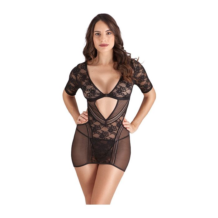 Vestido mangas Negro TU Vestido mangas Negro TU