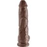 Realistischer Penis König Braun 254cm.