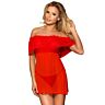 Subblime kurzes Kleid + Tanga rot l / xl