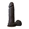 Die realistische Penis realistico UR3 schwarz 21cm