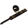 Fesseln Bound Nubuck Leder 45 cm | Nackenring und D-Ringe