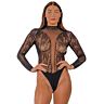 Bodysuit Lace by LJ hochgeschlossen mit Cut-Outs