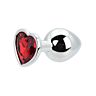 Buttplug Toosh Heart Shaped Medium mit roten Stein