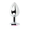 Toosh Metal Butt Plug Large Steinen Rosa