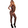 Bodystocking LIVCO CORSETTI Hacint Crotchless Schwarz