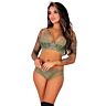 Lingerie Livco Corsetti Pine Kaaki Sexy Set