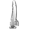 Dildo King Cock 19cm Transparent Realistisch