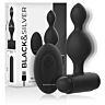 Vibrator BLACK&SILVER Tucker Kompakter Plug mit Fernbedienung