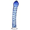 Glassdildo S Pleasures Crystal AQUARIUS semi‑gekrümmt