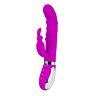 Vibrator S Pleasures Realistic Lila mit doppelt Stimulation