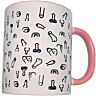 Keramiktasse mit Penis Motiven DIABLO PICANTE