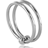 Anillas pene METAL HARD DOUBLE GLANS RING 32MM mit optimaler Passform