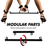Esposas de fijación FETISH SUBMISSIVE BONDAGE - Modularidad Personalizable