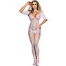 Bodystocking SUBBLIME 951818 mit Rosenmuster und Crotchless