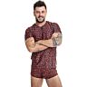 Camiseta ANAIS MEN Tribal mit animalischem Print